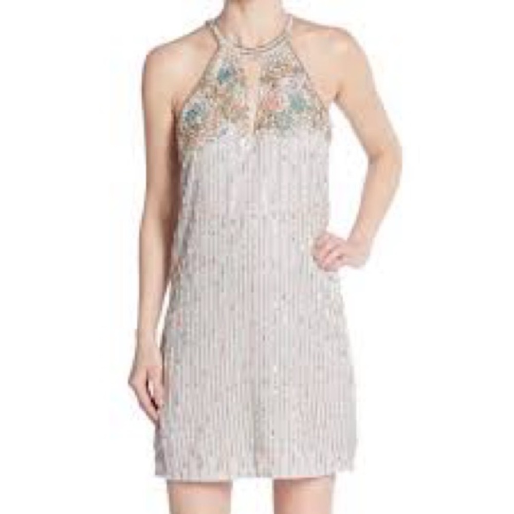 Parker Sansa beaded mini dress XS